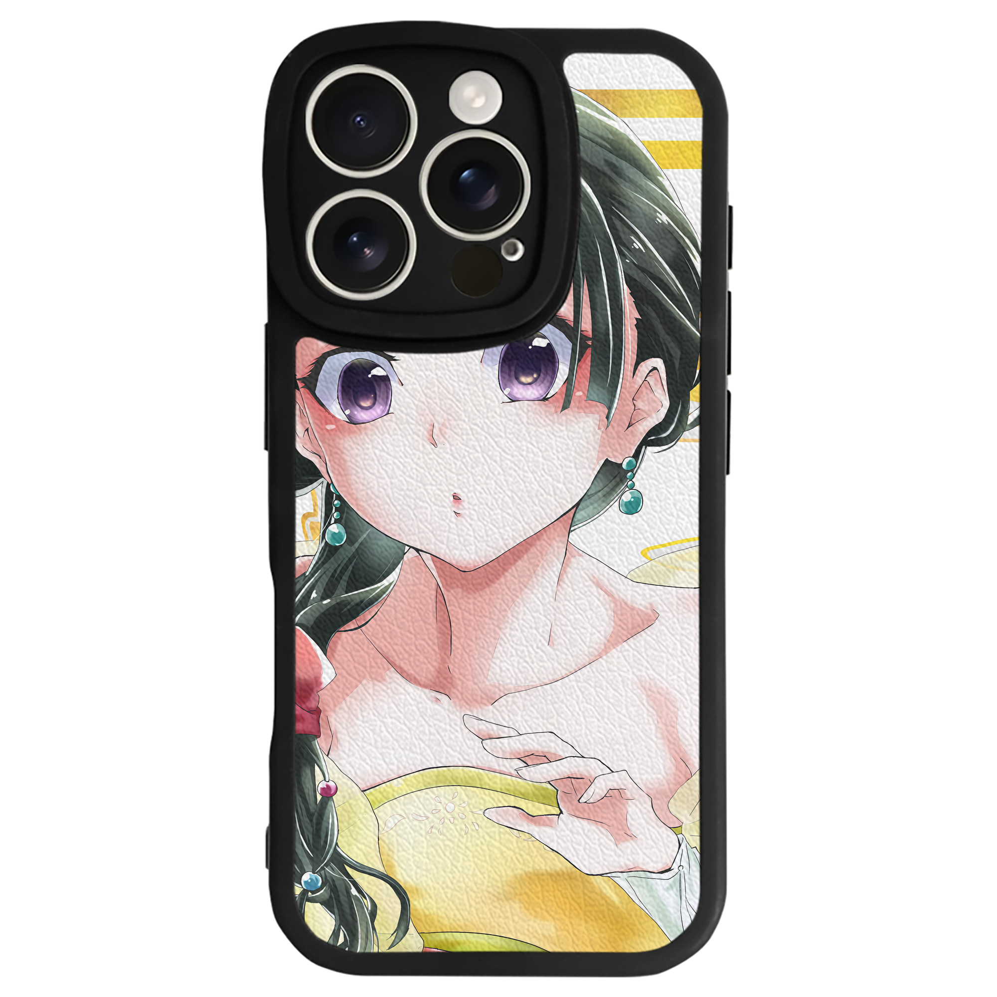 （画像用） 薬屋のひとりごと The Apothecary Diaries 【iPhone 16シリーズ対応】シリコンスマホケース（レザー調） 材質：シリコン